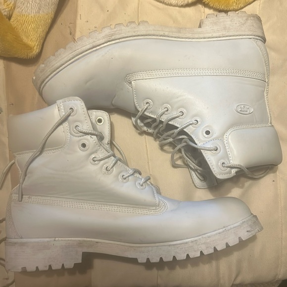 Men’s White Lugz Amazon Boots - Picture 1 of 1